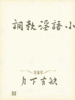 调教淫语小说