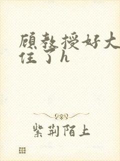 顾教授好大含不住了h