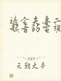 适合夫妻二人一起看的电视剧