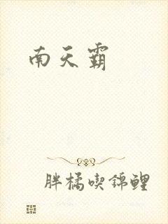 南天霸封面