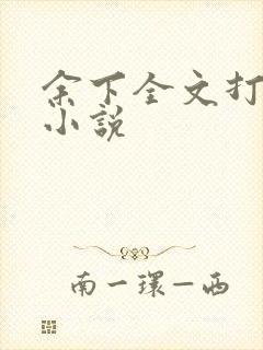 余下全文打不开小说