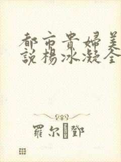 都市贵妇美腿小说杨冰凝全文阅读