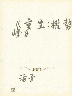 《重生:权势巅峰》