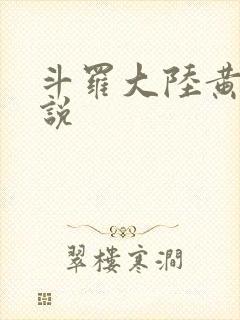 斗罗大陆黄色小说封面