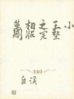 万相之王小说未删版完整