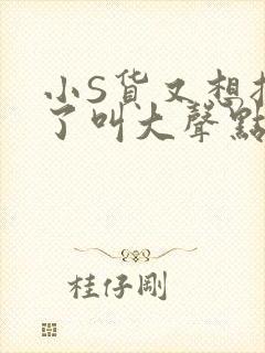 小S货又想挨C了叫大声点小