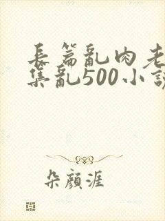 长篇乱肉老师合集乱500小说