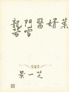 龙门医婿叶凡唐若雪封面