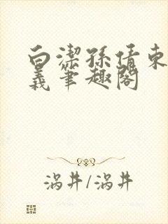 白洁孙倩东子高义笔趣阁封面