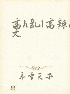 高h乱l高辣h文封面