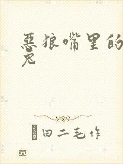 恶狼嘴里的小白兔封面