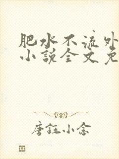 肥水不流外人田小说全文免费阅读1