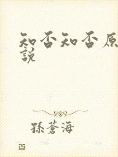 知否知否原著小说