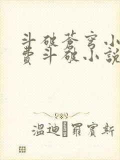 斗破苍穹小说免费斗破小说网