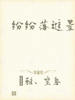 纷纷落进晨色里封面