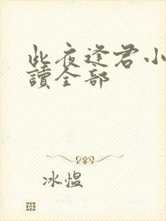 此夜逢君小说阅读全部封面