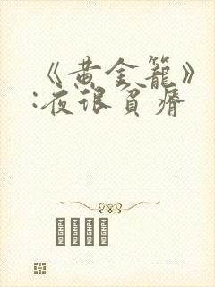 《黄金笼》作者:夜很贫瘠
