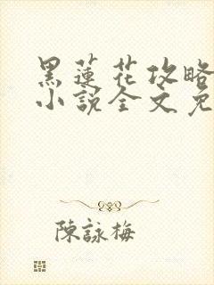 黑莲花攻略手册小说全文免费阅读笔趣阁
