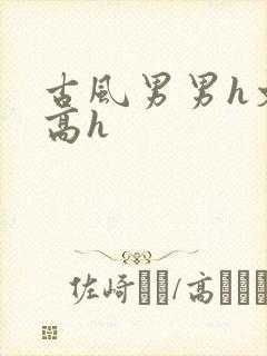 古风男男h文肉高h封面