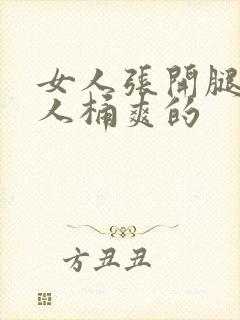 女人张开腿让男人桶爽的