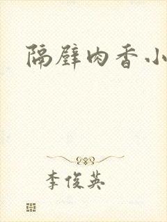 隔壁肉香小说