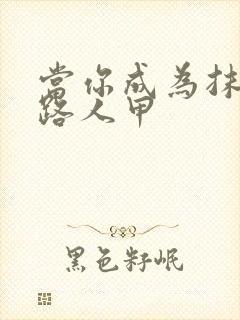 当你成为抹布文路人甲