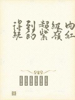 得到超级肉禽系统的紫岭红山