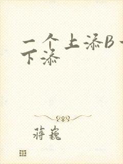 一个上添B一个下添