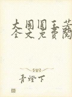 大团圆王芳高敏全文免费阅读