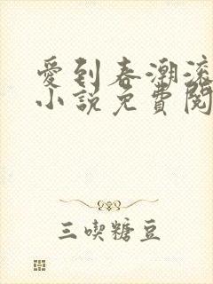 爱到春潮滚滚来小说免费阅读