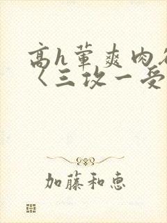 高h荤爽肉欲文〈三攻一受〉
