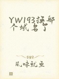 YW193换哪个域名了