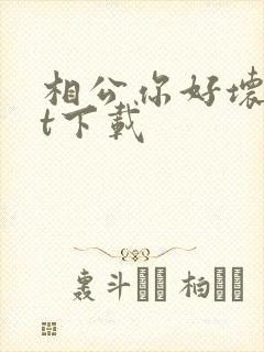 相公你好坏txt下载