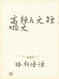 高辣h文短篇啪啪文