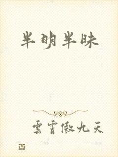 半明半昧封面