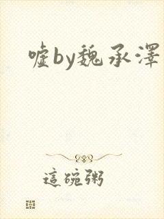 嘘by魏承泽封面