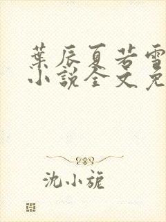 叶辰夏若雪正版小说全文免费阅读