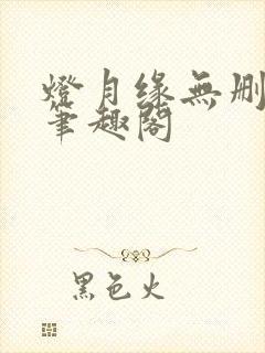 灯月缘无删减版笔趣阁封面