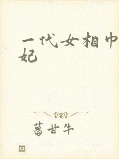 一代女相巾帼王妃封面