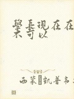 学长现在在上课不可以