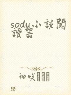 sodu小说阅读器封面