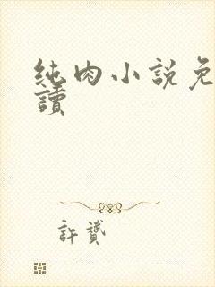 纯肉小说免费阅读