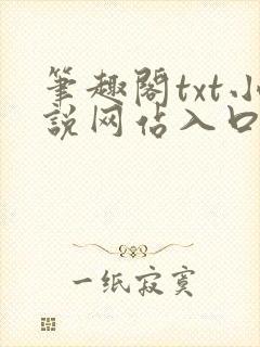 笔趣阁txt小说网站入口