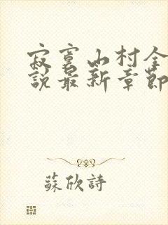 寂寞山村全部小说最新章节封面