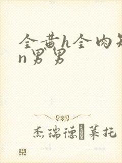 全黄h全肉短篇n男男封面