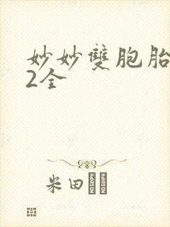 妙妙双胞胎1-2全封面