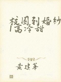 校园到婚纱1V1高冷甜