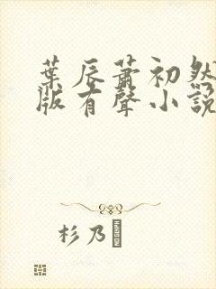 叶辰萧初然完整版有声小说