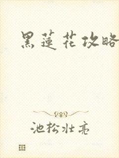 黑莲花攻略手册