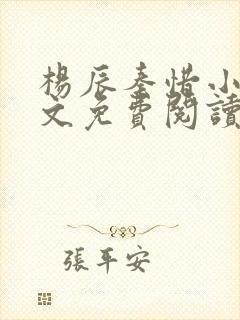 杨辰秦惜小说全文免费阅读完整版